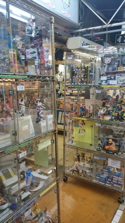 Action figures and other collectables.